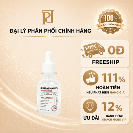 Serum dưỡng trắng Angels Liquid Glutathione + Niacinamide