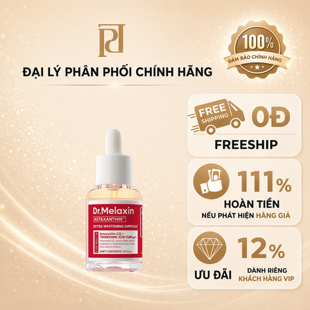 DR.MELAXIN ASTAXANTHIN EXTRA WHITENING AMPOULE ( SERUM DƯỠNG DA )