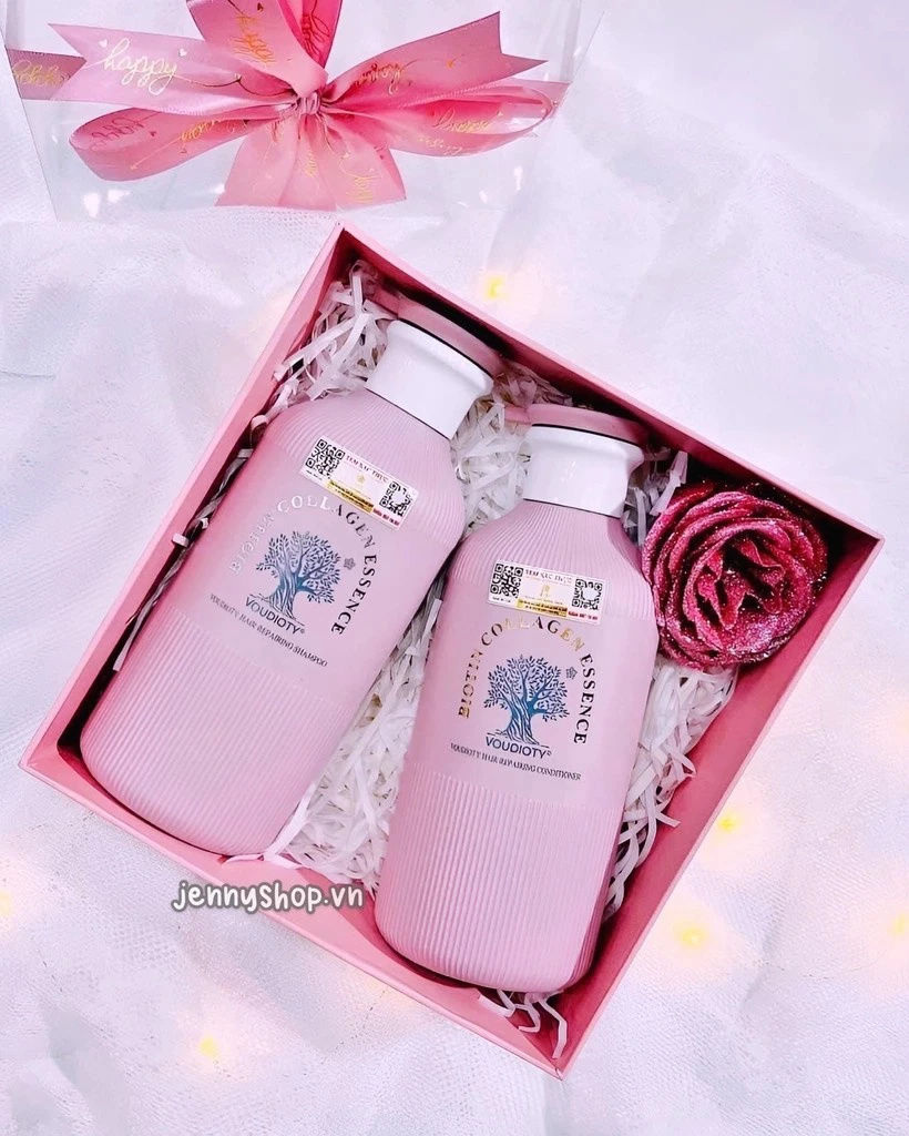 DẦU GỘI BIOTIN & COLLAGEN ESSENCE PHỤC HỒI PINK