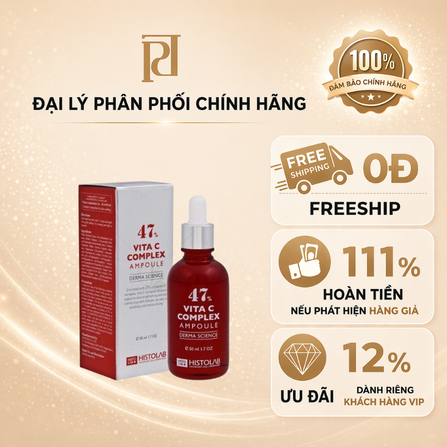 Tinh chất dưỡng da Vita C Complex Ampoule 47% 50 ml