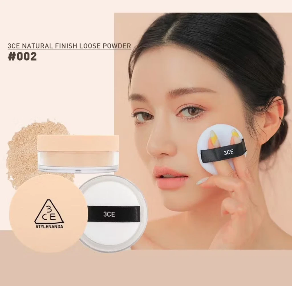 Phấn phủ bột 3CE Natural Finish Loose Powder