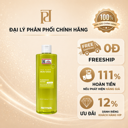 TẨY TRANG PRETTYSKIN RAU MÁ