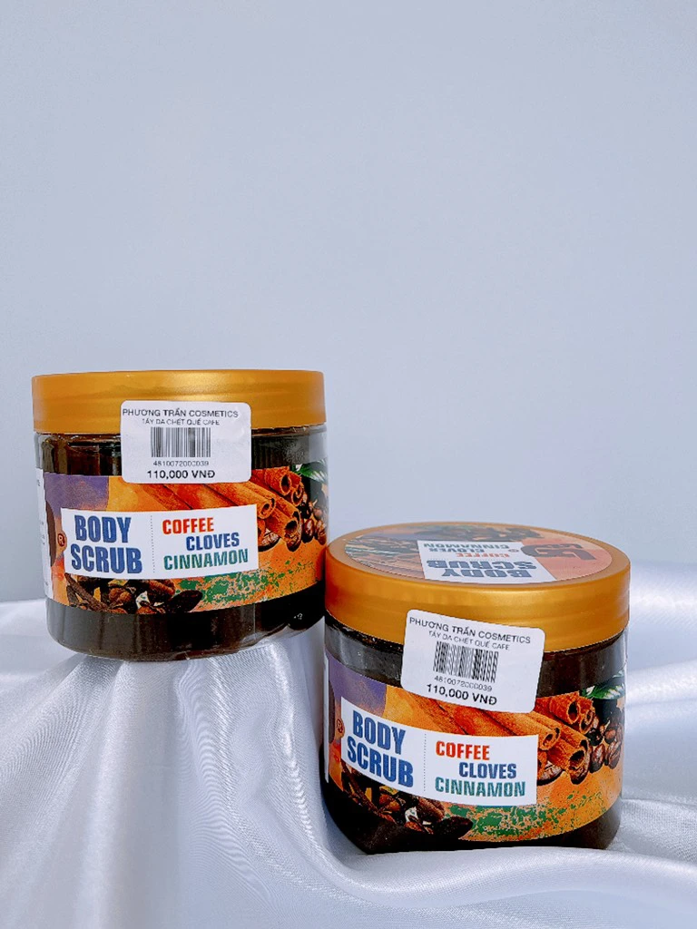 Kem tẩy da chết toàn thân cà phê đinh hương quế thể tích 380g, hiệu bg.Lab