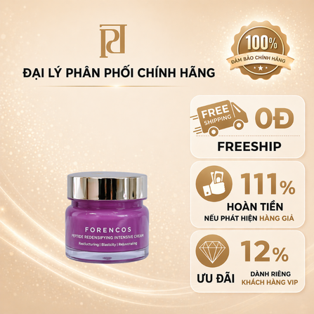 KEM DƯỠNG DA BAN ĐÊM FORENCOS PEPTIDE REDENSIFYING INTENSIVE CREAM