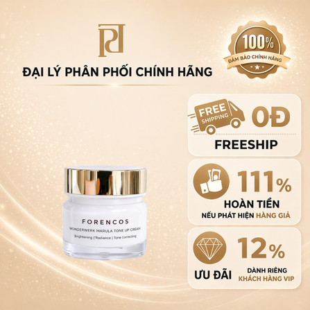Kem dưỡng da ban ngày Forencos Wonderwerk Marula Tone Up,