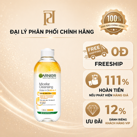 G3767009 - 502005 - GRN NƯỚC TẨY TRANG SẠCH SÂU OIL 400ML