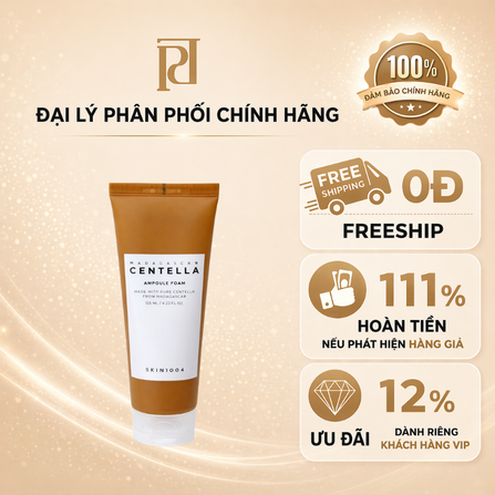 SỮA RỬA MẶT SKIN1004 MADAGASCAR CENTELLA AMPOULE FOAM 125ML