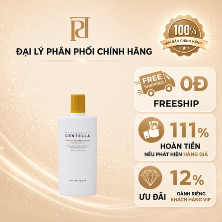 Kem chống nắng SKIN1004 Madagascar Centella AirFit Suncream Plus 50ml