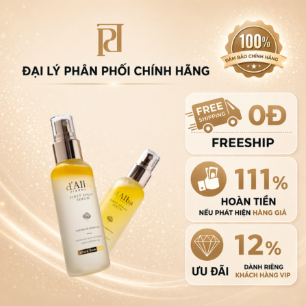 Dưỡng Da Dạng Xịt Căng Bóng d'Alba White Truffle First Spray Serum 100ml