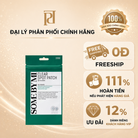 Miếng dán SOME BY MI CLEAR SPOT PATCH 18miếng nhỏ/gói