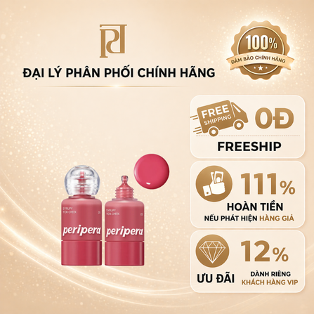 MÁ HỒNG KEM PERIPERA SYRUPY TOK CHEEK