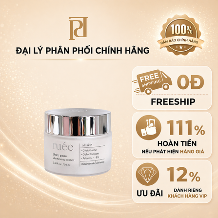 Kem dưỡng trắng da lên tone Ruee blanc peau vita tone up cream 50ml