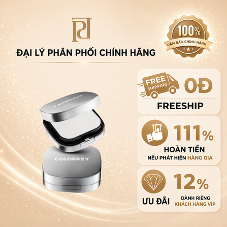 PHẤN PHỦ DẠNG NÉN COLORKEY Long Lasting OilControl Airy Powder 12g