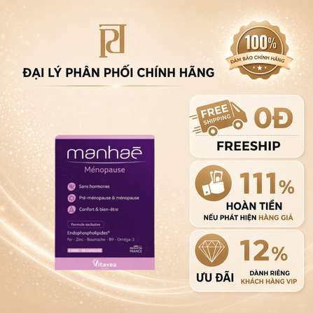 Viên nội tiết tố Manhae Menopause hộp 30v
