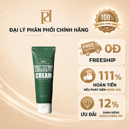 KEM DƯỠNG DERMA FACTORY EDLP HOUTTUYNIA CORDATA 71%