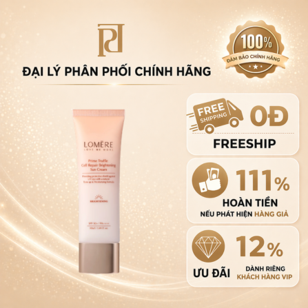 Kem chống nắng cho da LOMERE PRIME TRUFFLE BRIGHTENING SUN CREAM 50ml